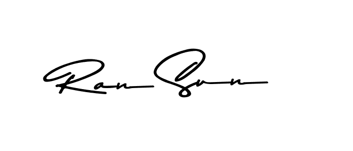 Design your own signature with our free online signature maker. With this signature software, you can create a handwritten (Asem Kandis PERSONAL USE) signature for name Ran Sun. Ran Sun signature style 9 images and pictures png