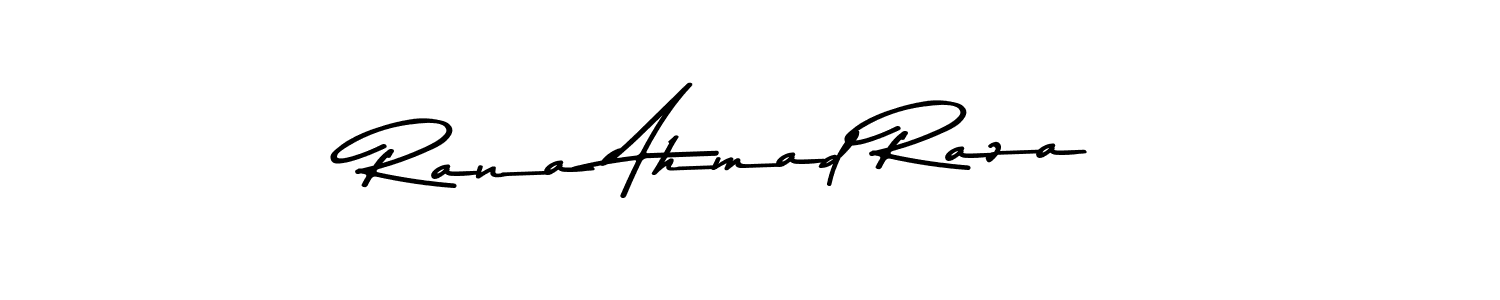 Design your own signature with our free online signature maker. With this signature software, you can create a handwritten (Asem Kandis PERSONAL USE) signature for name Rana Ahmad Raza. Rana Ahmad Raza signature style 9 images and pictures png