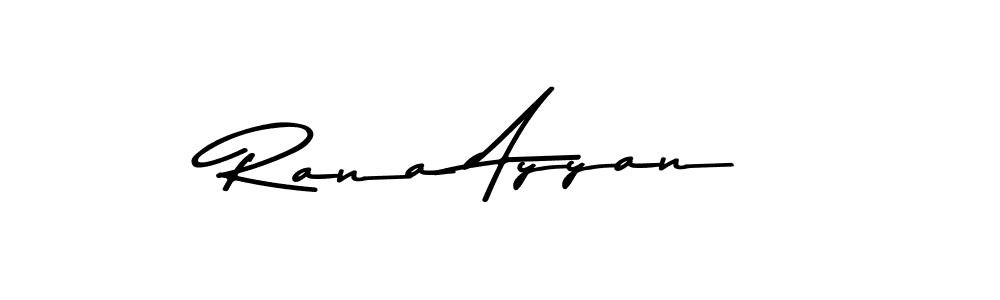 Make a beautiful signature design for name Rana Ayyan. With this signature (Asem Kandis PERSONAL USE) style, you can create a handwritten signature for free. Rana Ayyan signature style 9 images and pictures png
