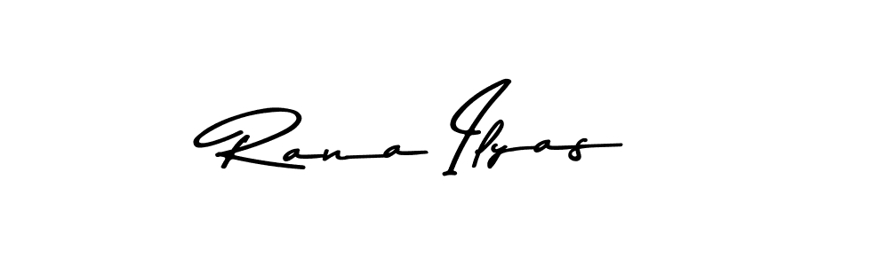 You should practise on your own different ways (Asem Kandis PERSONAL USE) to write your name (Rana Ilyas) in signature. don't let someone else do it for you. Rana Ilyas signature style 9 images and pictures png
