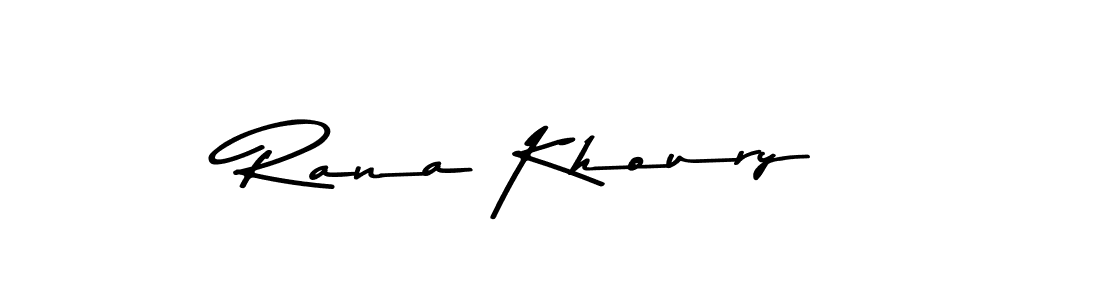 Make a beautiful signature design for name Rana Khoury. Use this online signature maker to create a handwritten signature for free. Rana Khoury signature style 9 images and pictures png