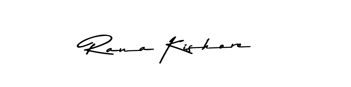 Rana Kishore stylish signature style. Best Handwritten Sign (Asem Kandis PERSONAL USE) for my name. Handwritten Signature Collection Ideas for my name Rana Kishore. Rana Kishore signature style 9 images and pictures png