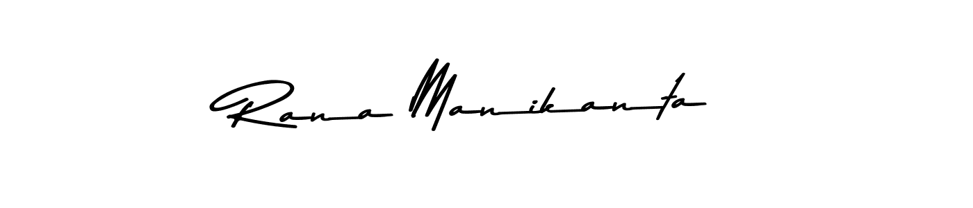 Design your own signature with our free online signature maker. With this signature software, you can create a handwritten (Asem Kandis PERSONAL USE) signature for name Rana Manikanta. Rana Manikanta signature style 9 images and pictures png