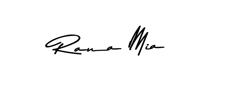 Rana Mia stylish signature style. Best Handwritten Sign (Asem Kandis PERSONAL USE) for my name. Handwritten Signature Collection Ideas for my name Rana Mia. Rana Mia signature style 9 images and pictures png