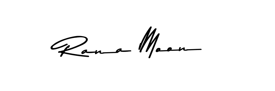 Create a beautiful signature design for name Rana Moon. With this signature (Asem Kandis PERSONAL USE) fonts, you can make a handwritten signature for free. Rana Moon signature style 9 images and pictures png