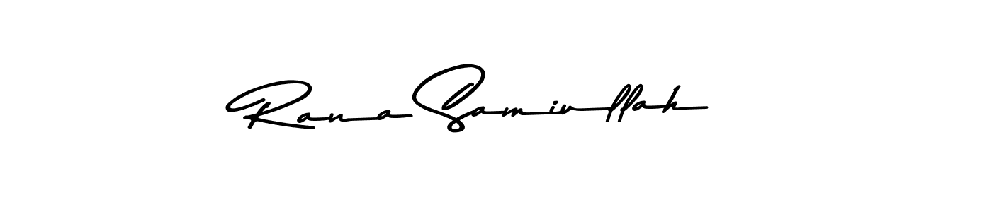 Similarly Asem Kandis PERSONAL USE is the best handwritten signature design. Signature creator online .You can use it as an online autograph creator for name Rana Samiullah. Rana Samiullah signature style 9 images and pictures png