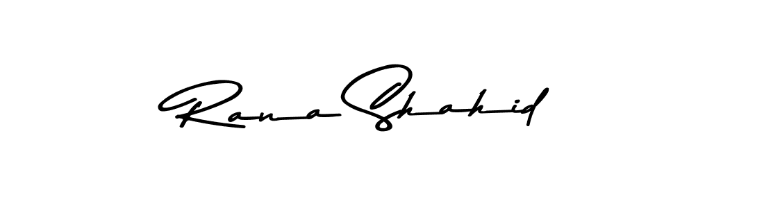 Create a beautiful signature design for name Rana Shahid. With this signature (Asem Kandis PERSONAL USE) fonts, you can make a handwritten signature for free. Rana Shahid signature style 9 images and pictures png