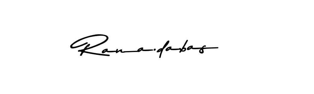 Create a beautiful signature design for name Rana.dabas. With this signature (Asem Kandis PERSONAL USE) fonts, you can make a handwritten signature for free. Rana.dabas signature style 9 images and pictures png