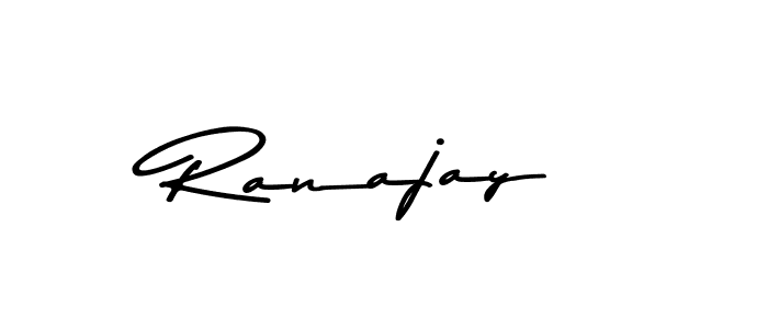 Design your own signature with our free online signature maker. With this signature software, you can create a handwritten (Asem Kandis PERSONAL USE) signature for name Ranajay. Ranajay signature style 9 images and pictures png