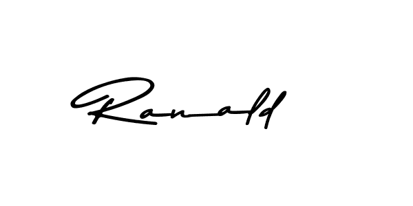 You should practise on your own different ways (Asem Kandis PERSONAL USE) to write your name (Ranald) in signature. don't let someone else do it for you. Ranald signature style 9 images and pictures png