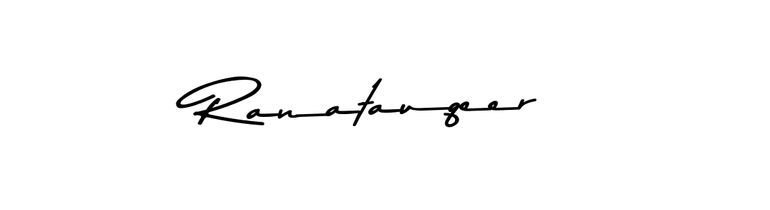 Design your own signature with our free online signature maker. With this signature software, you can create a handwritten (Asem Kandis PERSONAL USE) signature for name Ranatauqeer. Ranatauqeer signature style 9 images and pictures png