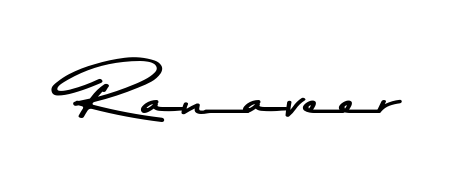 Create an unforgettable impression when signing with Ranaveer name styled in Asem Kandis PERSONAL USE typography. 100% free online generator. Ranaveer signature style 9 images and pictures png
