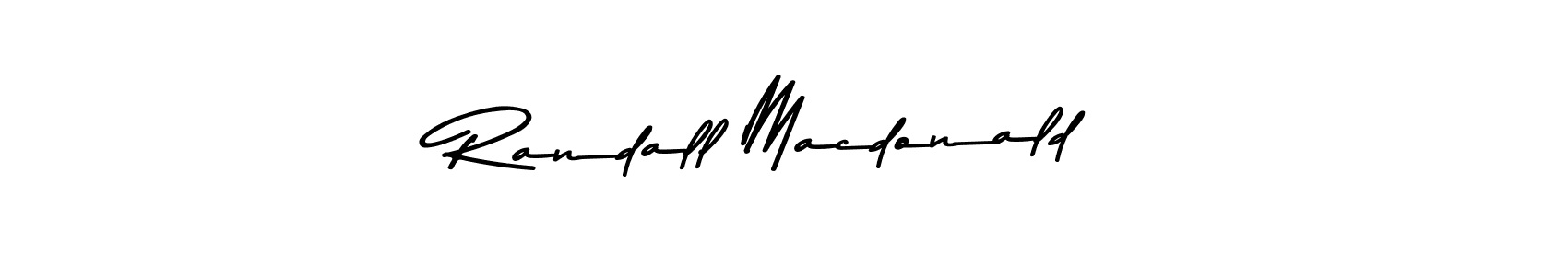 Use a signature maker to create a handwritten signature online. With this signature software, you can design (Asem Kandis PERSONAL USE) your own signature for name Randall Macdonald. Randall Macdonald signature style 9 images and pictures png