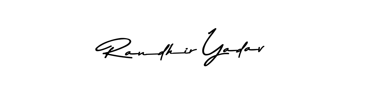 It looks lik you need a new signature style for name Randhir Yadav. Design unique handwritten (Asem Kandis PERSONAL USE) signature with our free signature maker in just a few clicks. Randhir Yadav signature style 9 images and pictures png