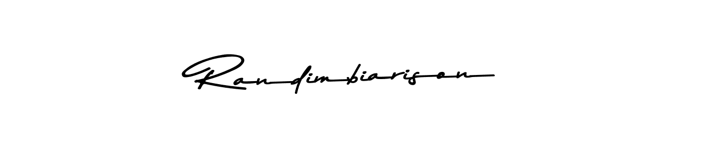 Use a signature maker to create a handwritten signature online. With this signature software, you can design (Asem Kandis PERSONAL USE) your own signature for name Randimbiarison. Randimbiarison signature style 9 images and pictures png