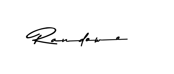 Once you've used our free online signature maker to create your best signature Asem Kandis PERSONAL USE style, it's time to enjoy all of the benefits that Randowe name signing documents. Randowe signature style 9 images and pictures png