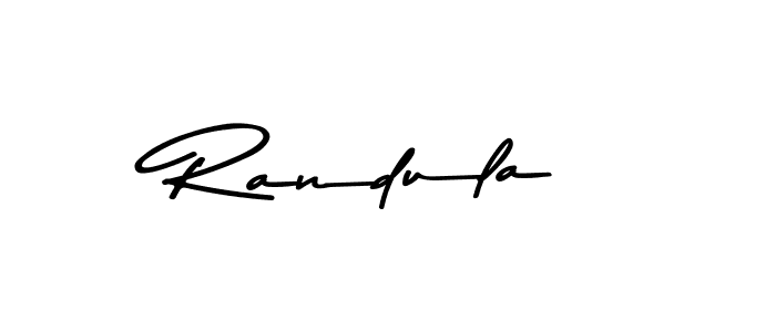 Randula stylish signature style. Best Handwritten Sign (Asem Kandis PERSONAL USE) for my name. Handwritten Signature Collection Ideas for my name Randula. Randula signature style 9 images and pictures png