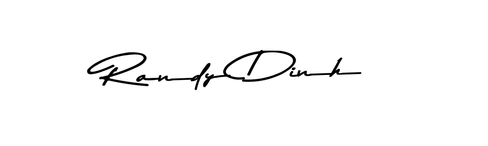 Design your own signature with our free online signature maker. With this signature software, you can create a handwritten (Asem Kandis PERSONAL USE) signature for name Randy Dinh. Randy Dinh signature style 9 images and pictures png