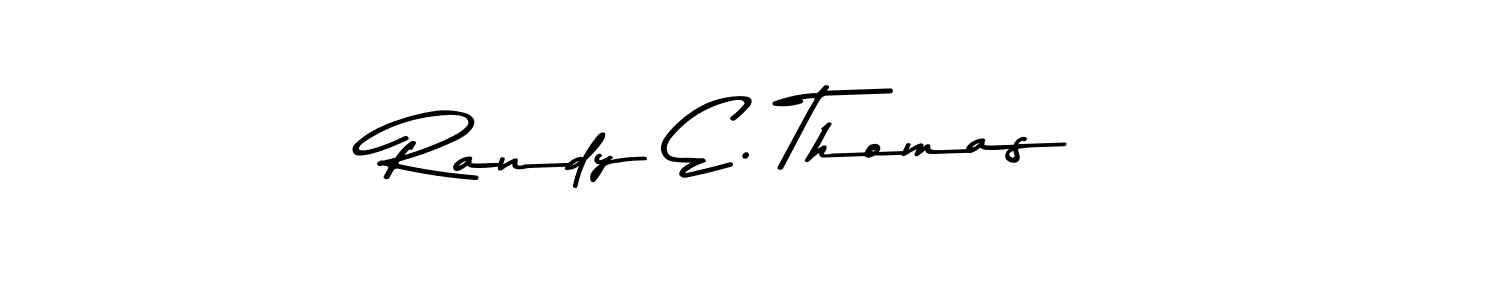 Make a beautiful signature design for name Randy E. Thomas. Use this online signature maker to create a handwritten signature for free. Randy E. Thomas signature style 9 images and pictures png