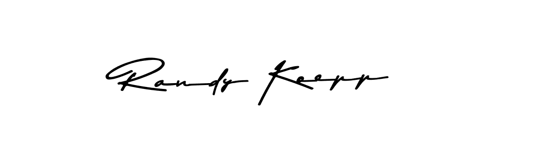 Make a beautiful signature design for name Randy Koepp. With this signature (Asem Kandis PERSONAL USE) style, you can create a handwritten signature for free. Randy Koepp signature style 9 images and pictures png