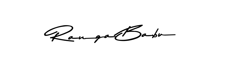 The best way (Asem Kandis PERSONAL USE) to make a short signature is to pick only two or three words in your name. The name Ranga Babu include a total of six letters. For converting this name. Ranga Babu signature style 9 images and pictures png