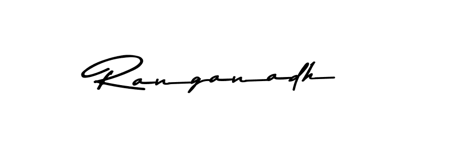 Make a beautiful signature design for name Ranganadh. With this signature (Asem Kandis PERSONAL USE) style, you can create a handwritten signature for free. Ranganadh signature style 9 images and pictures png