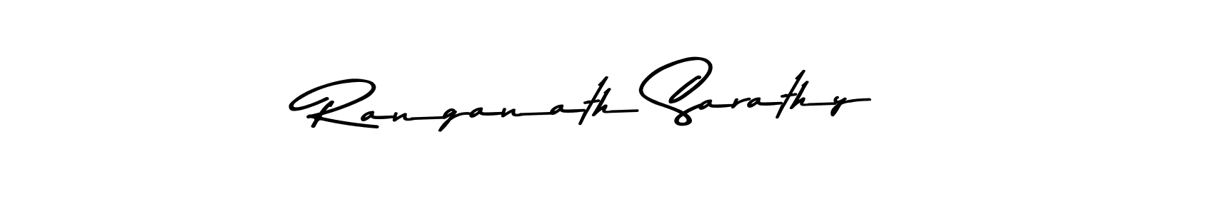 Ranganath Sarathy stylish signature style. Best Handwritten Sign (Asem Kandis PERSONAL USE) for my name. Handwritten Signature Collection Ideas for my name Ranganath Sarathy. Ranganath Sarathy signature style 9 images and pictures png