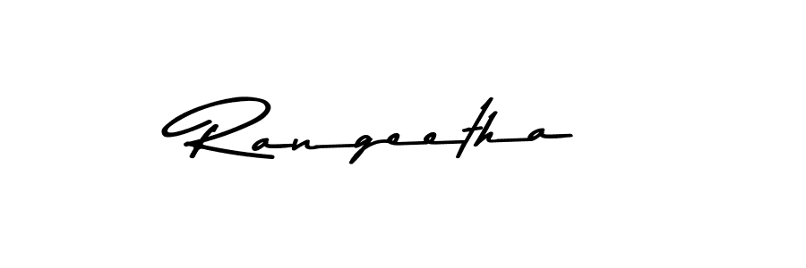 How to make Rangeetha name signature. Use Asem Kandis PERSONAL USE style for creating short signs online. This is the latest handwritten sign. Rangeetha signature style 9 images and pictures png