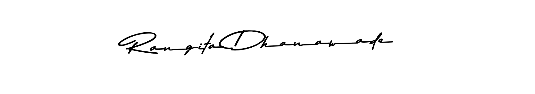 Also we have Rangita Dhanawade name is the best signature style. Create professional handwritten signature collection using Asem Kandis PERSONAL USE autograph style. Rangita Dhanawade signature style 9 images and pictures png