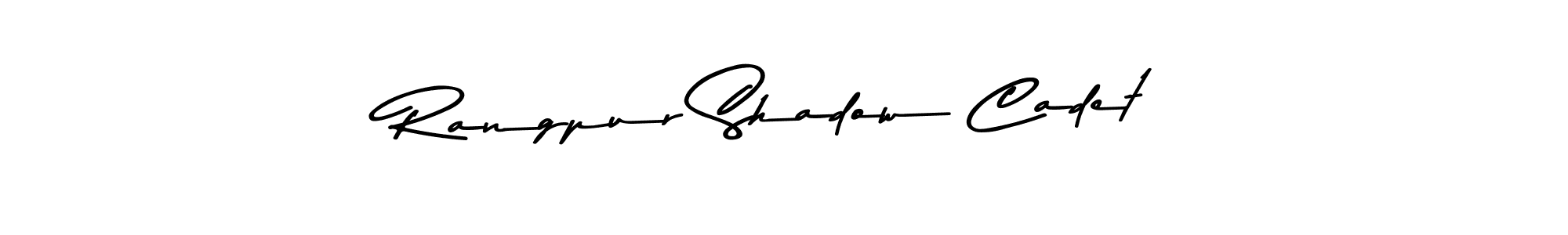 Also You can easily find your signature by using the search form. We will create Rangpur Shadow Cadet name handwritten signature images for you free of cost using Asem Kandis PERSONAL USE sign style. Rangpur Shadow Cadet signature style 9 images and pictures png