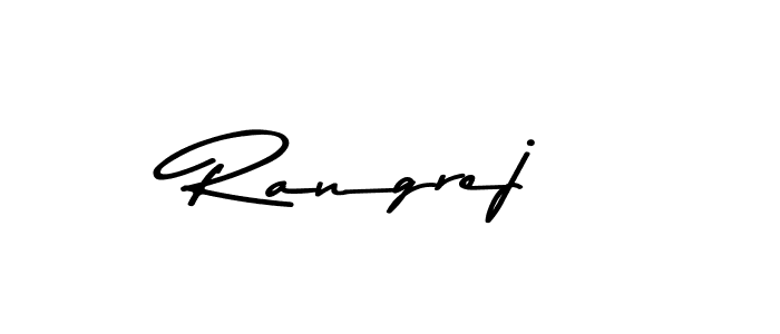 How to make Rangrej signature? Asem Kandis PERSONAL USE is a professional autograph style. Create handwritten signature for Rangrej name. Rangrej signature style 9 images and pictures png