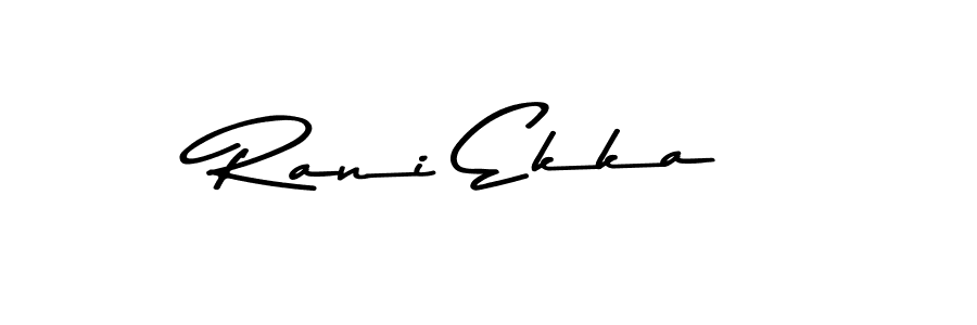 How to make Rani Ekka signature? Asem Kandis PERSONAL USE is a professional autograph style. Create handwritten signature for Rani Ekka name. Rani Ekka signature style 9 images and pictures png