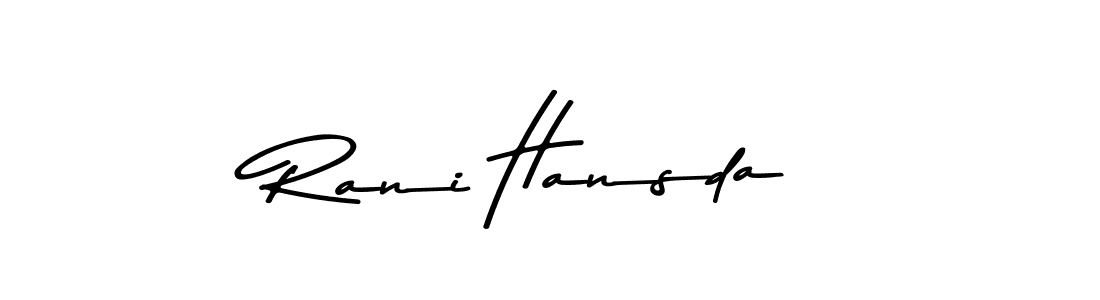 This is the best signature style for the Rani Hansda name. Also you like these signature font (Asem Kandis PERSONAL USE). Mix name signature. Rani Hansda signature style 9 images and pictures png