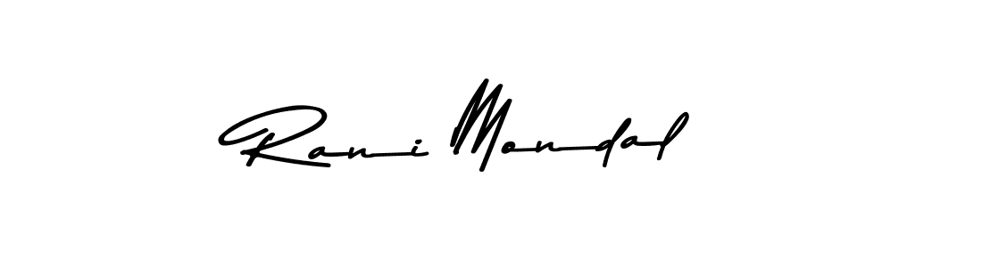 Rani Mondal stylish signature style. Best Handwritten Sign (Asem Kandis PERSONAL USE) for my name. Handwritten Signature Collection Ideas for my name Rani Mondal. Rani Mondal signature style 9 images and pictures png