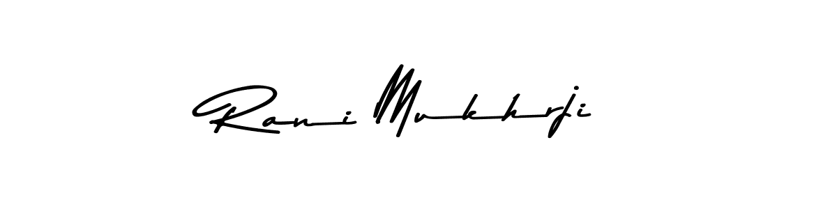 Design your own signature with our free online signature maker. With this signature software, you can create a handwritten (Asem Kandis PERSONAL USE) signature for name Rani Mukhrji. Rani Mukhrji signature style 9 images and pictures png