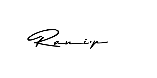How to make Rani.p signature? Asem Kandis PERSONAL USE is a professional autograph style. Create handwritten signature for Rani.p name. Rani.p signature style 9 images and pictures png