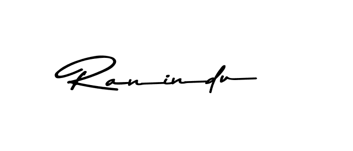 How to make Ranindu signature? Asem Kandis PERSONAL USE is a professional autograph style. Create handwritten signature for Ranindu name. Ranindu signature style 9 images and pictures png