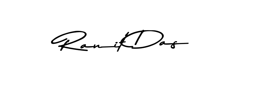 Ranit Das stylish signature style. Best Handwritten Sign (Asem Kandis PERSONAL USE) for my name. Handwritten Signature Collection Ideas for my name Ranit Das. Ranit Das signature style 9 images and pictures png