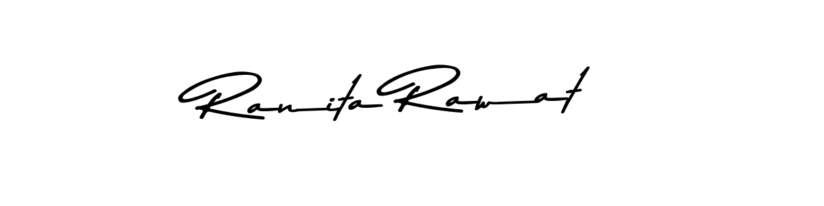 The best way (Asem Kandis PERSONAL USE) to make a short signature is to pick only two or three words in your name. The name Ranita Rawat include a total of six letters. For converting this name. Ranita Rawat signature style 9 images and pictures png