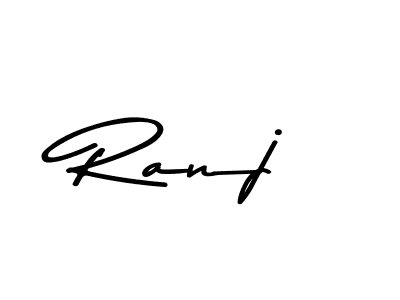 Design your own signature with our free online signature maker. With this signature software, you can create a handwritten (Asem Kandis PERSONAL USE) signature for name Ranj. Ranj signature style 9 images and pictures png