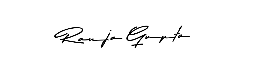 Design your own signature with our free online signature maker. With this signature software, you can create a handwritten (Asem Kandis PERSONAL USE) signature for name Ranja Gupta. Ranja Gupta signature style 9 images and pictures png