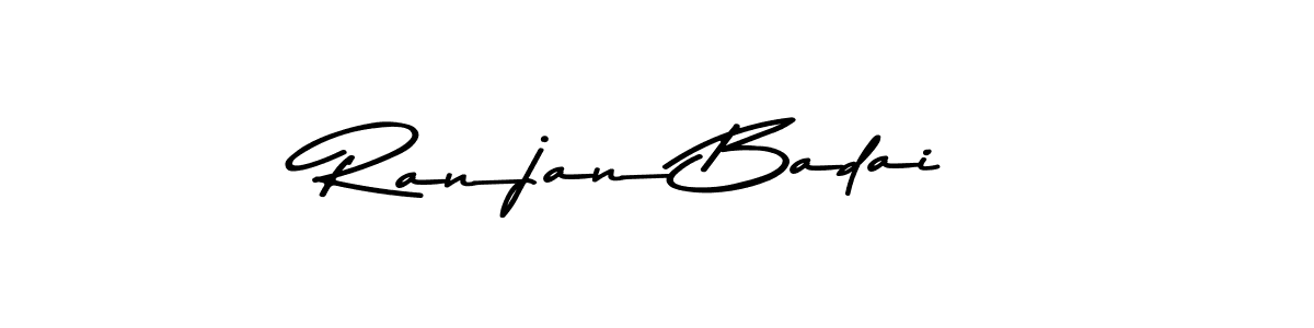 Ranjan Badai stylish signature style. Best Handwritten Sign (Asem Kandis PERSONAL USE) for my name. Handwritten Signature Collection Ideas for my name Ranjan Badai. Ranjan Badai signature style 9 images and pictures png