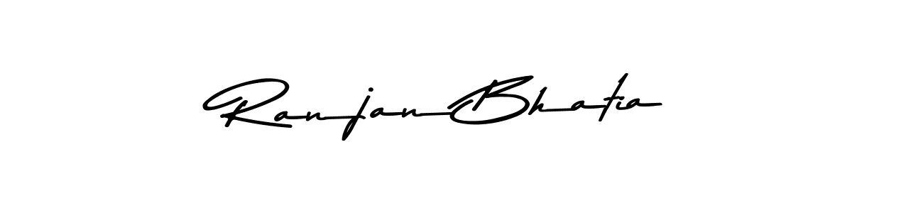 Also You can easily find your signature by using the search form. We will create Ranjan Bhatia name handwritten signature images for you free of cost using Asem Kandis PERSONAL USE sign style. Ranjan Bhatia signature style 9 images and pictures png