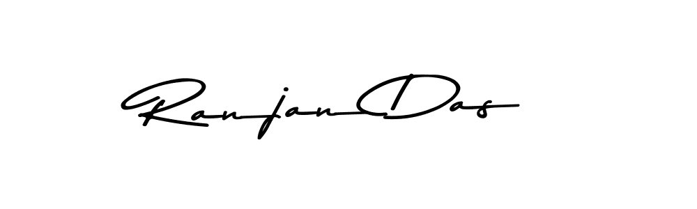 How to make Ranjan Das name signature. Use Asem Kandis PERSONAL USE style for creating short signs online. This is the latest handwritten sign. Ranjan Das signature style 9 images and pictures png