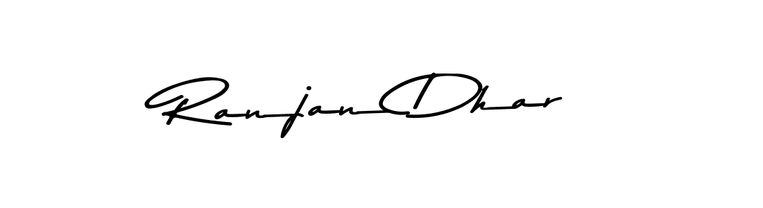 Ranjan Dhar stylish signature style. Best Handwritten Sign (Asem Kandis PERSONAL USE) for my name. Handwritten Signature Collection Ideas for my name Ranjan Dhar. Ranjan Dhar signature style 9 images and pictures png