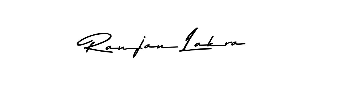 Ranjan Lakra stylish signature style. Best Handwritten Sign (Asem Kandis PERSONAL USE) for my name. Handwritten Signature Collection Ideas for my name Ranjan Lakra. Ranjan Lakra signature style 9 images and pictures png