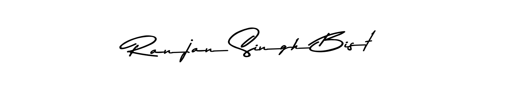 You should practise on your own different ways (Asem Kandis PERSONAL USE) to write your name (Ranjan Singh Bist) in signature. don't let someone else do it for you. Ranjan Singh Bist signature style 9 images and pictures png