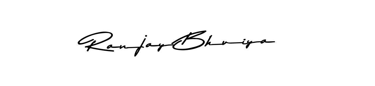 Also You can easily find your signature by using the search form. We will create Ranjay Bhuiya name handwritten signature images for you free of cost using Asem Kandis PERSONAL USE sign style. Ranjay Bhuiya signature style 9 images and pictures png