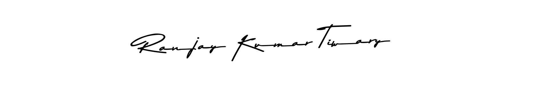 Create a beautiful signature design for name Ranjay Kumar Tiwary. With this signature (Asem Kandis PERSONAL USE) fonts, you can make a handwritten signature for free. Ranjay Kumar Tiwary signature style 9 images and pictures png