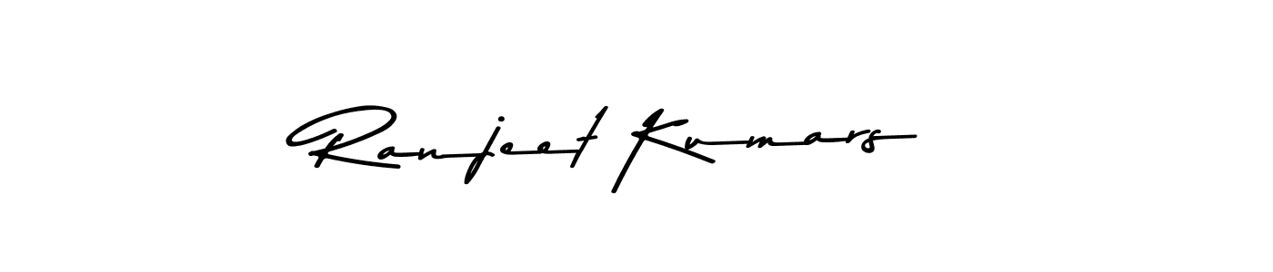 You should practise on your own different ways (Asem Kandis PERSONAL USE) to write your name (Ranjeet Kumars) in signature. don't let someone else do it for you. Ranjeet Kumars signature style 9 images and pictures png